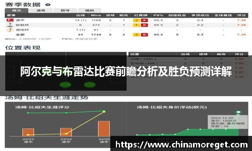 阿尔克与布雷达比赛前瞻分析及胜负预测详解